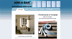 Desktop Screenshot of addabar.se