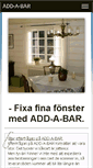 Mobile Screenshot of addabar.se
