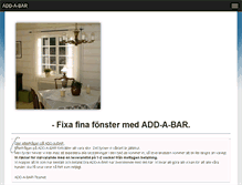 Tablet Screenshot of addabar.se